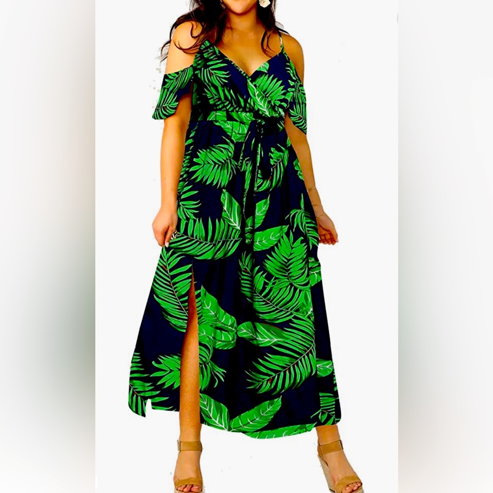 Maxi Floral Bohemian Split Dress